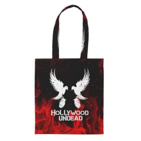 Сумка 3D повседневная с принтом HOLLYWOOD UNDEAD в городе Новоалтайск, 100% полиэстер | Плотность: 200 г/м2; Размер: 34×35 см; Высота лямок: 30 см | deuce | hollywood undead | hu | j dog | shady jeff | голливуд | голливудская нежить | даниэль мурильо | джордан террелл | джордж артур рейган | дилан альварес | мэттью сент клер | нежить