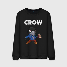 Мужской свитшот хлопок с принтом BRAWL STARS CROW в городе Новоалтайск, 100% хлопок |  | brawl stars | bull | colt | crow | leon | stars | берли | бо | брок | ворон | джесси | динамайк | дэррил | кольт | леон | мортис | нита | пайпер | пенни | поко | пэм | рикошет | спайк | фрэнк | шелли | эль примо
