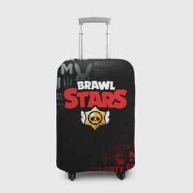Чехол для чемодана 3D с принтом BRAWL STARS в городе Новоалтайск, 86% полиэфир, 14% спандекс | двустороннее нанесение принта, прорези для ручек и колес | brawl stars | bull | colt | crow | leon | stars | берли | бо | брок | ворон | джесси | динамайк | дэррил | кольт | леон | мортис | нита | пайпер | пенни | поко | пэм | рикошет | спайк | фрэнк | шелли | эль примо