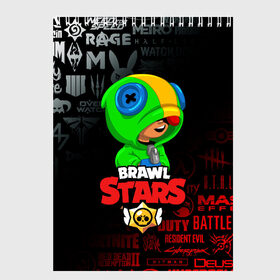 Скетчбук с принтом BRAWL STARS LEON в городе Новоалтайск, 100% бумага
 | 48 листов, плотность листов — 100 г/м2, плотность картонной обложки — 250 г/м2. Листы скреплены сверху удобной пружинной спиралью | Тематика изображения на принте: brawl stars | bull | colt | crow | leon | stars | берли | бо | брок | ворон | джесси | динамайк | дэррил | кольт | леон | мортис | нита | пайпер | пенни | поко | пэм | рикошет | спайк | фрэнк | шелли | эль примо