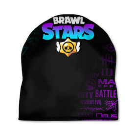 Шапка 3D с принтом BRAWL STARS в городе Новоалтайск, 100% полиэстер | универсальный размер, печать по всей поверхности изделия | brawl stars | bull | colt | crow | leon | stars | берли | бо | брок | ворон | джесси | динамайк | дэррил | кольт | леон | мортис | нита | пайпер | пенни | поко | пэм | рикошет | спайк | фрэнк | шелли | эль примо