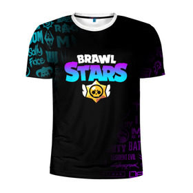 Мужская футболка 3D спортивная с принтом BRAWL STARS NEON | БРАВЛ СТАРС НЕОН в городе Новоалтайск, 100% полиэстер с улучшенными характеристиками | приталенный силуэт, круглая горловина, широкие плечи, сужается к линии бедра | brawl stars | bull | colt | crow | leon | stars | берли | бо | брок | ворон | джесси | динамайк | дэррил | кольт | леон | мортис | нита | пайпер | пенни | поко | пэм | рикошет | спайк | фрэнк | шелли | эль примо