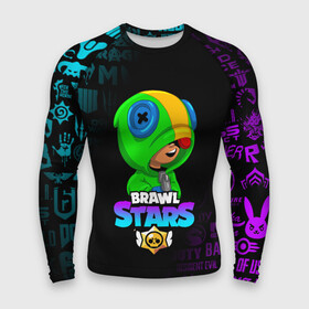 Мужской рашгард 3D с принтом BRAWL STARS в городе Новоалтайск,  |  | brawl stars | bull | colt | crow | leon | stars | берли | бо | брок | ворон | джесси | динамайк | дэррил | кольт | леон | мортис | нита | пайпер | пенни | поко | пэм | рикошет | спайк | фрэнк | шелли | эль примо