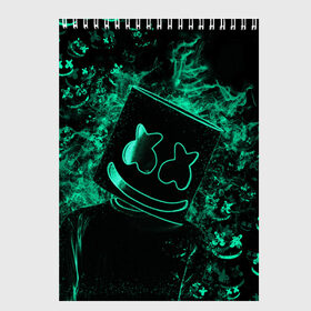 Скетчбук с принтом Marshmello в городе Новоалтайск, 100% бумага
 | 48 листов, плотность листов — 100 г/м2, плотность картонной обложки — 250 г/м2. Листы скреплены сверху удобной пружинной спиралью | dj | marshmello | usa | америка | клубная музыка | мармело | маршмелло | маршмеллоу | музыка | музыкант