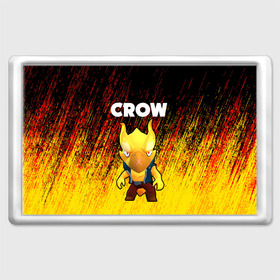 Магнит 45*70 с принтом BRAWL STARS CROW PHOENIX в городе Новоалтайск, Пластик | Размер: 78*52 мм; Размер печати: 70*45 | brawl stars | brawl stars crow | brawl stars crow phoenix | brawl stars leon | brawl stars leon shark | brawl stars robot spike | brawl stars spike | бравл старс