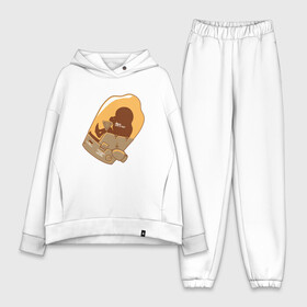 Женский костюм хлопок Oversize с принтом Bridge Baby в городе Новоалтайск,  |  | death stranding | kojima | дез стрендинг | кодзима