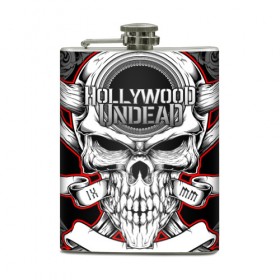 Фляга с принтом Hollywood Undead в городе Новоалтайск, металлический корпус | емкость 0,22 л, размер 125 х 94 мм. Виниловая наклейка запечатывается полностью | Тематика изображения на принте: been | bloody nose | california | hell | lyrics | music | octone | official | psalms | records | rock | song | to | vevo | video | кранккор | метал | рэп рок | электроник