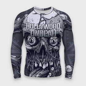 Мужской рашгард 3D с принтом Hollywood Undead в городе Новоалтайск,  |  | been | bloody nose | california | hell | lyrics | music | octone | official | psalms | records | rock | song | to | vevo | video | кранккор | метал | рэп рок | электроник