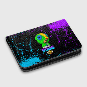 Картхолдер с принтом с принтом BRAWL STARS CROW в городе Новоалтайск, натуральная матовая кожа | размер 7,3 х 10 см; кардхолдер имеет 4 кармана для карт; | brawl stars | bull | colt | crow | leon | stars | берли | ворон | динамайк | дэррил | кольт | леон | мортис | нита | пайпер | пенни | поко | пэм | рикошет | спайк | фрэнк | шелли | эль примо