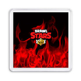 Магнит 55*55 с принтом BRAWL STARS в городе Новоалтайск, Пластик | Размер: 65*65 мм; Размер печати: 55*55 мм | android | brawl stars | games | mobile | stars | игры | мобильные игры
