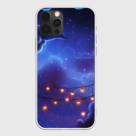 Чехол для iPhone 12 Pro Max с принтом НОВОГОДНЯЯ НОЧЬ в городе Новоалтайск, Силикон |  | Тематика изображения на принте: star | stars | texture | вечер | вечерние иллюстрации | звезда | звезды | ночной пейзаж | ночные | ночь | природа | прогулки | текстуры