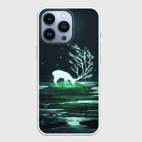 Чехол для iPhone 13 Pro с принтом ОЛЕНЬ в городе Новоалтайск,  |  | Тематика изображения на принте: star | stars | texture | вечер | вечерние иллюстрации | звезда | звезды | ночной пейзаж | ночные | ночь | природа | прогулки | текстуры