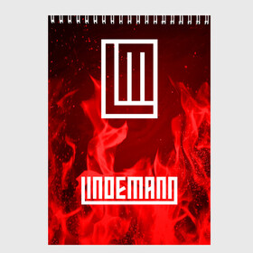 Скетчбук с принтом LINDEMANN в городе Новоалтайск, 100% бумага
 | 48 листов, плотность листов — 100 г/м2, плотность картонной обложки — 250 г/м2. Листы скреплены сверху удобной пружинной спиралью | f and m. | lindemann | lindemann auf | lindemann steh | skills in | steh auf | steh auf lindemann | линдеманн | тилль линдеманн