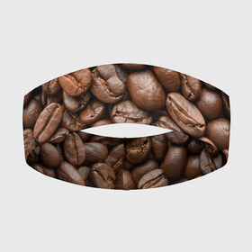 Повязка на голову 3D с принтом Coffee в городе Новоалтайск,  |  | cofe | coffe | coffee | кофе | кофеин