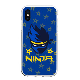 Чехол для iPhone XS Max матовый с принтом FORTNITE NINJA в городе Новоалтайск, Силикон | Область печати: задняя сторона чехла, без боковых панелей | fnchap2 | fortnite | fortnite 2 | fortnite x | marshmello | ninja | ninja hyper streamer | ninja streamer | streamer | tyler blevins | маршмелло | ниндзя | фортнайт | фортнайт 2 | фортнайт глава 2