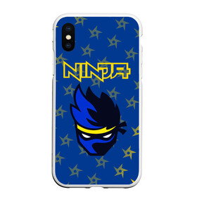 Чехол для iPhone XS Max матовый с принтом FORTNITE NINJA в городе Новоалтайск, Силикон | Область печати: задняя сторона чехла, без боковых панелей | fnchap2 | fortnite | fortnite 2 | fortnite x | marshmello | ninja | ninja hyper streamer | ninja streamer | streamer | tyler blevins | маршмелло | ниндзя | фортнайт | фортнайт 2 | фортнайт глава 2