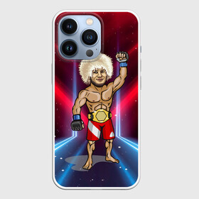 Чехол для iPhone 13 Pro с принтом Хабиб Нурмагомедов в городе Новоалтайск,  |  | khabib | mma | ufc | боец | дагестан | даги | единоборства | махачкала | мма | спорт | хабиб | хабиб нурмагомедов | юфс