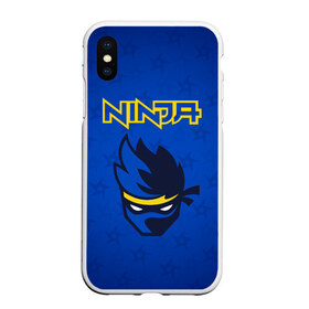 Чехол для iPhone XS Max матовый с принтом FORTNITE NINJA в городе Новоалтайск, Силикон | Область печати: задняя сторона чехла, без боковых панелей | fnchap2 | fortnite | fortnite 2 | fortnite x | marshmello | ninja | ninja hyper streamer | ninja streamer | streamer | tyler blevins | маршмелло | ниндзя | фортнайт | фортнайт 2 | фортнайт глава 2