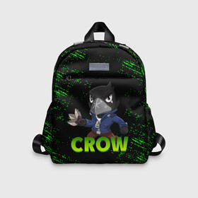Детский рюкзак 3D с принтом Brawl Stars CROW в городе Новоалтайск, 100% полиэстер | лямки с регулируемой длиной, сверху петелька, чтобы рюкзак можно было повесить на вешалку. Основное отделение закрывается на молнию, как и внешний карман. Внутри дополнительный карман. По бокам два дополнительных кармашка | brawl | brawl stars | crow | leon | stars | бравл | бравл старс | браво старс | ворон | ворона | игра | компьютерная | кров | леон | онлайн | старс