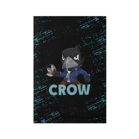 Обложка для паспорта матовая кожа с принтом Brawl Stars CROW в городе Новоалтайск, натуральная матовая кожа | размер 19,3 х 13,7 см; прозрачные пластиковые крепления | brawl | brawl stars | crow | leon | stars | бравл | бравл старс | браво старс | ворон | ворона | игра | компьютерная | кров | леон | онлайн | старс