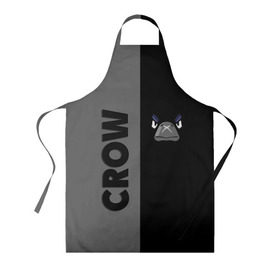Фартук 3D с принтом Brawl Stars CROW в городе Новоалтайск, 100% полиэстер | общий размер — 65 х 85 см, ширина нагрудника — 26 см, горловина — 53 см, длина завязок — 54 см, общий обхват в поясе — 173 см. Принт на завязках и на горловине наносится с двух сторон, на основной части фартука — только с внешней стороны | brawl | brawl stars | crow | leon | stars | бравл | бравл старс | браво старс | ворон | ворона | игра | компьютерная | кров | леон | онлайн | старс