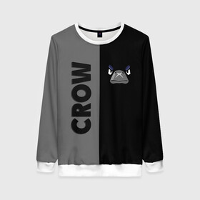 Женский свитшот 3D с принтом Brawl Stars CROW в городе Новоалтайск, 100% полиэстер с мягким внутренним слоем | круглый вырез горловины, мягкая резинка на манжетах и поясе, свободная посадка по фигуре | brawl | brawl stars | crow | leon | stars | бравл | бравл старс | браво старс | ворон | ворона | игра | компьютерная | кров | леон | онлайн | старс