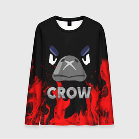 Мужской лонгслив 3D с принтом Brawl Stars CROW в городе Новоалтайск, 100% полиэстер | длинные рукава, круглый вырез горловины, полуприлегающий силуэт | brawl | brawl stars | crow | leon | stars | бравл | бравл старс | браво старс | ворон | ворона | игра | компьютерная | кров | леон | онлайн | старс