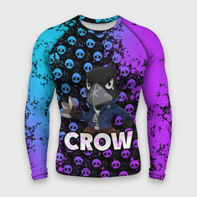 Мужской рашгард 3D с принтом Brawl Stars CROW в городе Новоалтайск,  |  | brawl | brawl stars | crow | leon | stars | бравл | бравл старс | браво старс | ворон | ворона | игра | компьютерная | кров | леон | онлайн | старс