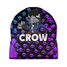 Шапка 3D с принтом Brawl Stars CROW в городе Новоалтайск, 100% полиэстер | универсальный размер, печать по всей поверхности изделия | brawl | brawl stars | crow | leon | stars | бравл | бравл старс | браво старс | ворон | ворона | игра | компьютерная | кров | леон | онлайн | старс