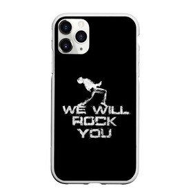 Чехол для iPhone 11 Pro Max матовый с принтом Queen We Will Rock You в городе Новоалтайск, Силикон |  | bohemian | brian | freddie | may | mercury | queen | rhapsody | roger | taylor | богемная | богемская | брайан | джон | королева | меркьюри | мэй | рапсодия | роджер | тейлор | фредди