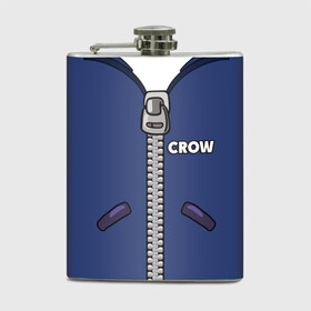 Фляга с принтом Brawl Stars CROW в городе Новоалтайск, металлический корпус | емкость 0,22 л, размер 125 х 94 мм. Виниловая наклейка запечатывается полностью | Тематика изображения на принте: brawl | brawl stars | crow | leon | stars | бравл | бравл старс | браво старс | ворон | ворона | игра | компьютерная | костюм | кофта | кров | леон | онлайн | старс