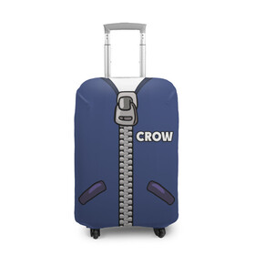 Чехол для чемодана 3D с принтом Brawl Stars CROW в городе Новоалтайск, 86% полиэфир, 14% спандекс | двустороннее нанесение принта, прорези для ручек и колес | brawl | brawl stars | crow | leon | stars | бравл | бравл старс | браво старс | ворон | ворона | игра | компьютерная | костюм | кофта | кров | леон | онлайн | старс