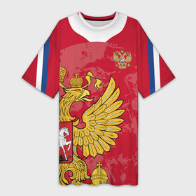 Платье-футболка 3D с принтом Сборная России 2020 Exlusive в городе Новоалтайск,  |  | championship | cup | dzyuba | russia | tdrfifa19 | ussr | world | дзюба | европы | мира | мундиаль | россия | ссср | чемпионат