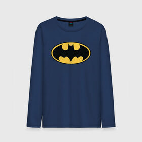 Мужской лонгслив хлопок с принтом Batman logo в городе Новоалтайск, 100% хлопок |  | bat man | batman | batman comics | caped crusader | comics | dark knight | бетмен | брюс уэйн | бэт мен | бэтмен | тёмный рыцарь