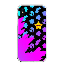 Чехол для iPhone XS Max матовый с принтом BRAWL STARS - SANDY в городе Новоалтайск, Силикон | Область печати: задняя сторона чехла, без боковых панелей | brawl | bull | colt | crow | game | games | leon | online | penny | poco | sandy | shelly | spike | star | stars | wanted | брав | бравл | браво | звезда | звезды | игра | игры | лого | онлайн | сенди | старс | сэнди