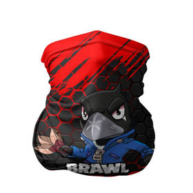 Бандана-труба 3D с принтом BRAWL STARS CROW в городе Новоалтайск, 100% полиэстер, ткань с особыми свойствами — Activecool | плотность 150‒180 г/м2; хорошо тянется, но сохраняет форму | 8 bit | 8 бит | brawl stars | bull | colt | crow | leon | leon shark | shark | stars | акула | берли | ворон | динамайк | кольт | леон | леон акула | нита | спайк | шелли | эль примо