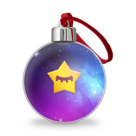 Ёлочный шар с принтом SANDY SPACE - BRAWL STARS в городе Новоалтайск, Пластик | Диаметр: 77 мм | Тематика изображения на принте: brawl | bull | colt | crow | game | games | leon | online | penny | poco | sandy | shelly | spike | star | stars | wanted | брав | бравл | браво | звезда | звезды | игра | игры | лого | онлайн | сенди | старс | сэнди