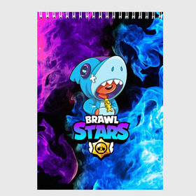 Скетчбук с принтом BRAWL STARS LEON SHARK в городе Новоалтайск, 100% бумага
 | 48 листов, плотность листов — 100 г/м2, плотность картонной обложки — 250 г/м2. Листы скреплены сверху удобной пружинной спиралью | 8 bit | 8 бит | bibi | brawl stars | bull | coach mike | colt | crow | evil gene | gale | gene | leon | leon shark | max | mecha crow | mortis | mr.p | nani | phoenix | sally leon | sandy | shark | spike | sprout | stars | tara