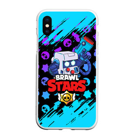 Чехол для iPhone XS Max матовый с принтом BRAWL STARS 8-BIT в городе Новоалтайск, Силикон | Область печати: задняя сторона чехла, без боковых панелей | 8 bit | 8 бит | brawl stars | bull | colt | crow | leon | leon shark | shark | stars | акула | берли | ворон | динамайк | кольт | леон | леон акула | нита | спайк | шелли | эль примо