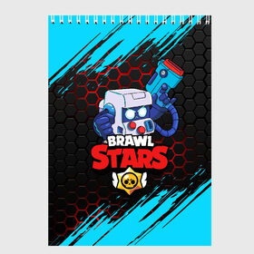 Скетчбук с принтом BRAWL STARS 8-BIT в городе Новоалтайск, 100% бумага
 | 48 листов, плотность листов — 100 г/м2, плотность картонной обложки — 250 г/м2. Листы скреплены сверху удобной пружинной спиралью | 8 bit | 8 бит | brawl stars | bull | colt | crow | leon | leon shark | shark | stars | акула | берли | ворон | динамайк | кольт | леон | леон акула | нита | спайк | шелли | эль примо
