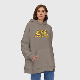 Худи SuperOversize хлопок с принтом Batgirl в городе Новоалтайск, 70% хлопок, 30% полиэстер, мягкий начес внутри | карман-кенгуру, эластичная резинка на манжетах и по нижней кромке, двухслойный капюшон
 | barbara gordon | batgirl | batgirl comics | comics | shtatjl | барбара гордон | бетгерл | бэтгерл