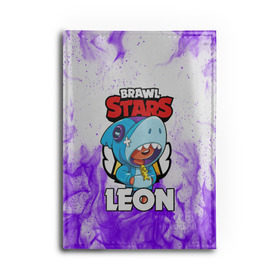 Обложка для автодокументов с принтом BRAWL STARS LEON SHARK в городе Новоалтайск, натуральная кожа |  размер 19,9*13 см; внутри 4 больших “конверта” для документов и один маленький отдел — туда идеально встанут права | 8 bit | 8 бит | brawl stars | bull | colt | crow | leon | leon shark | shark | stars | акула | берли | ворон | динамайк | кольт | леон | леон акула | нита | спайк | шелли | эль примо