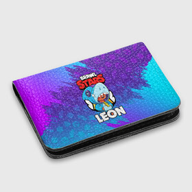 Картхолдер с принтом с принтом BRAWL STARS LEON SHARK в городе Новоалтайск, натуральная матовая кожа | размер 7,3 х 10 см; кардхолдер имеет 4 кармана для карт; | 8 bit | 8 бит | brawl stars | bull | colt | crow | leon | leon shark | shark | stars | акула | берли | ворон | динамайк | кольт | леон | леон акула | нита | спайк | шелли | эль примо