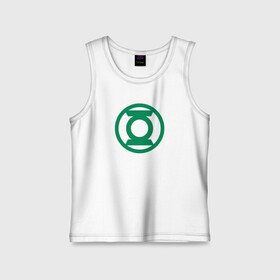 Детская майка хлопок с принтом Зелёный Фонарь в городе Новоалтайск,  |  | dc | dc comics | green lantern | shtatjl | зеленый фонарь