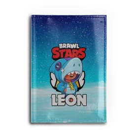 Обложка для автодокументов с принтом BRAWL STARS LEON SHARK в городе Новоалтайск, натуральная кожа |  размер 19,9*13 см; внутри 4 больших “конверта” для документов и один маленький отдел — туда идеально встанут права | 8 bit | 8 бит | brawl stars | bull | colt | crow | leon | leon shark | shark | stars | акула | берли | ворон | динамайк | кольт | леон | леон акула | нита | спайк | шелли | эль примо