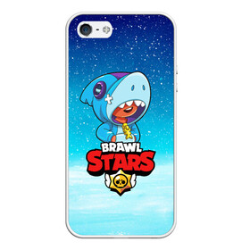 Чехол для iPhone 5/5S матовый с принтом BRAWL STARS LEON SHARK в городе Новоалтайск, Силикон | Область печати: задняя сторона чехла, без боковых панелей | 8 bit | 8 бит | brawl stars | bull | colt | crow | leon | leon shark | shark | stars | акула | берли | ворон | динамайк | кольт | леон | леон акула | нита | спайк | шелли | эль примо