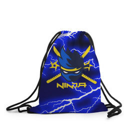 Рюкзак-мешок 3D с принтом FORTNITE NINJA в городе Новоалтайск, 100% полиэстер | плотность ткани — 200 г/м2, размер — 35 х 45 см; лямки — толстые шнурки, застежка на шнуровке, без карманов и подкладки | fnchap2 | fortnite | fortnite 2 | fortnite x | marshmello | ninja | ninja hyper streamer | ninja streamer | streamer | tyler blevins | маршмелло | ниндзя | фортнайт | фортнайт 2 | фортнайт глава 2