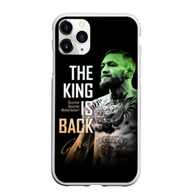 Чехол для iPhone 11 Pro Max матовый с принтом Конор МакГрегор в городе Новоалтайск, Силикон |  | conor mcgregor | mma | the notorious | ufc | боец | конор макгрегор | миксфайт | чемпион