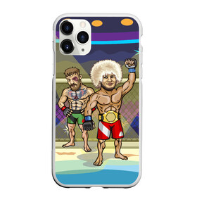 Чехол для iPhone 11 Pro матовый с принтом Хабиб Нурмагомедов VS Конор в городе Новоалтайск, Силикон |  | Тематика изображения на принте: khabib | mcgreg | mcgregor | mma | ufc | боец | дагестан | даги | единоборства | конор | конор макгрегор | макгрегор | махачкала | мма | спорт | хабиб | хабиб нурмагомедов | юфс