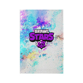 Обложка для паспорта матовая кожа с принтом BRAWL STARS в городе Новоалтайск, натуральная матовая кожа | размер 19,3 х 13,7 см; прозрачные пластиковые крепления | android | brawl stars | crow | games | leon | mobile game | stars | бравл старс | ворон | игры | леон | мобильные игры